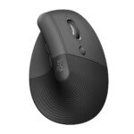 LOGİTECH LİFT SESSİZ KABLOSUZ ERGONOMİK DİKEY MOUSE SİYAH 910-006473 - Görsel 2