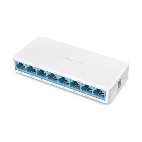 mercusys-ms108-8-port-10-100mbps-desktop-switch-ag-urunleri-switch-108451 TP-LINK MERCUSYS MS108 8PORT 10/100 YÖNETİLEMEZ SWITCH - Görsel 1