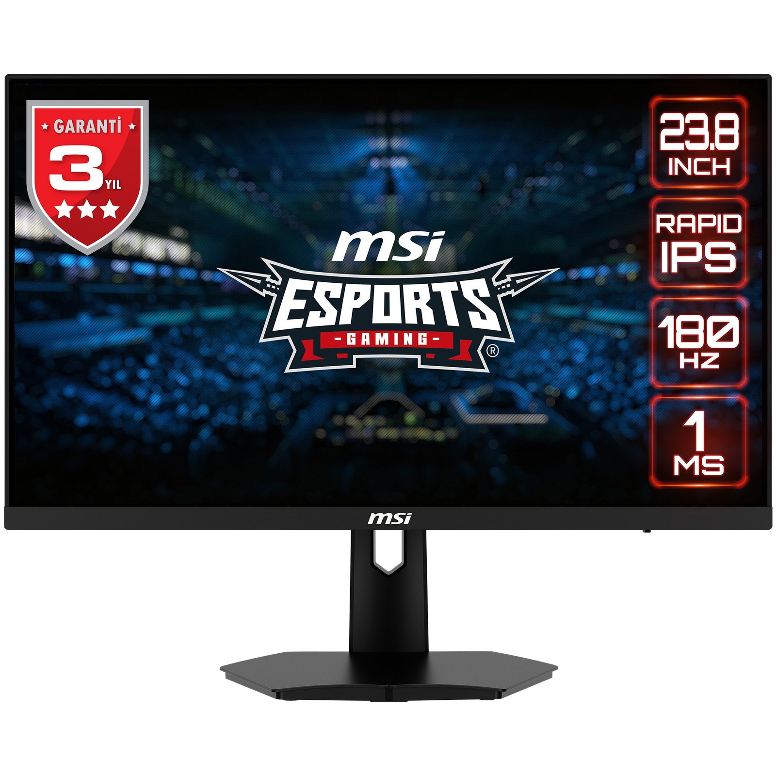 msi-23-8-g244f-e2-1920x1080-fhd-16-9-flat-rapid-monitorler-219535 23.8 MSI G244F E2 1MS 180HZ FHD FLAT RAPID IPS GAMİNG - Görsel 1