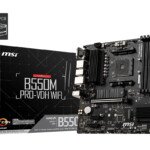 MSI B550M PRO-VDH WIFI DDR4 4400(OC) HDMI MATX AM4