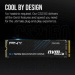 PNY CS2150 2TB  10200/8500 NVMe PCIe Gen5x4 M.2 SSD (M280CS2150-2TB-TB)