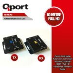 QPORT Q-HEX2 HDMI EXTENDER CAT6 60M 2 Lİ PAKET - Görsel 2