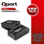 QPORT Q-HEX3 HDMI EXTENDER CAT6 60M 2 LI PAKET