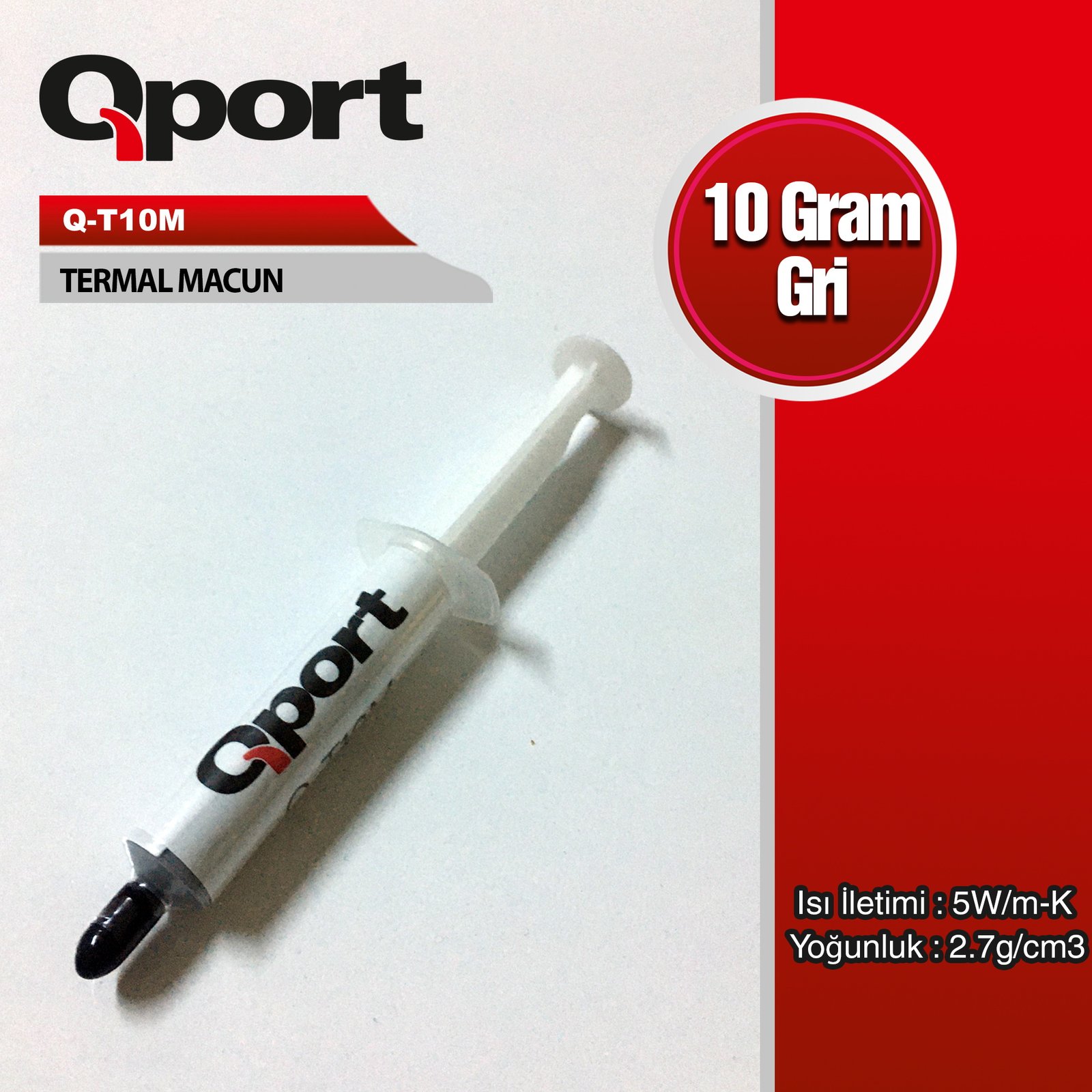 qport-q-t10m-10gram-5w-m-k-2-7-cm3-termal-macun-f-a-islemci-sivi-sogutma-211434 QPORT Q-T10M 10GRAM 5W/M-K 2.7/CM3 TERMAL MACUN - Görsel 1