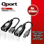 QPORT Q-UX2 60M USB EXTENDER 2'Lİ PAKET - Görsel 2