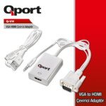 QPORT Q-VH VGA TO HDMI ÇEVİRİCİ + SES KABLOSU - Görsel 3
