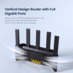 TENDA RX12L PRO 4 PORT DUALBAND WİFİ6 ROUTER - Görsel 3