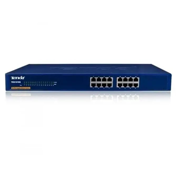 tenda-teg1016g-ag-urunleri-switch-209372 TENDA TEG1016G 16 PORT 10/100/1000 Mbps SWITCH - Görsel 1