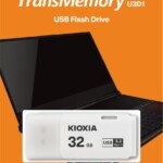 32GB USB3.2 GEN1 KIOXIA BEYAZ USB BELLEK LU301W032GG4
