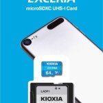 64GB MICRO SDHC C10 100MB/s KIOXIA LMEX1L064GG2