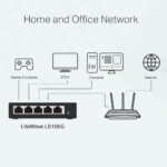 TP-LINK LS105G 5PORT 10/100/1000 YÖNETİLEMEZ SWITCH - Görsel 4